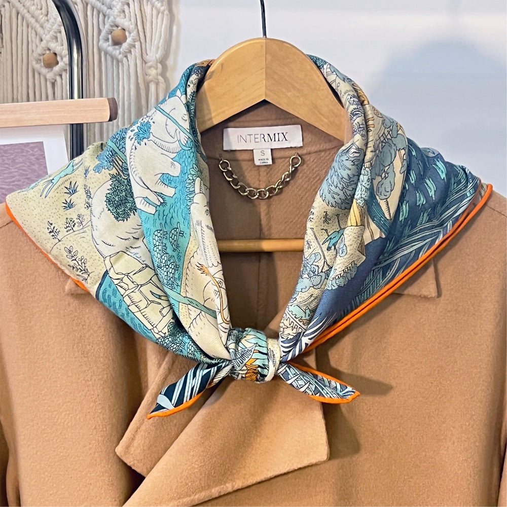 Wool and silk blend scarf for women,this shawl collection is perfect for all seasons. It uses 70% cashmere +30% silk design, can easily match different clothes, stylish and practical, show personality charm. Whether it's with a shirt, coat or dress, it will add a sparkle to you. The romantic season allows you to show elegance and sophistication while keeping warm in winter. Grab one to make your look even more stylish!